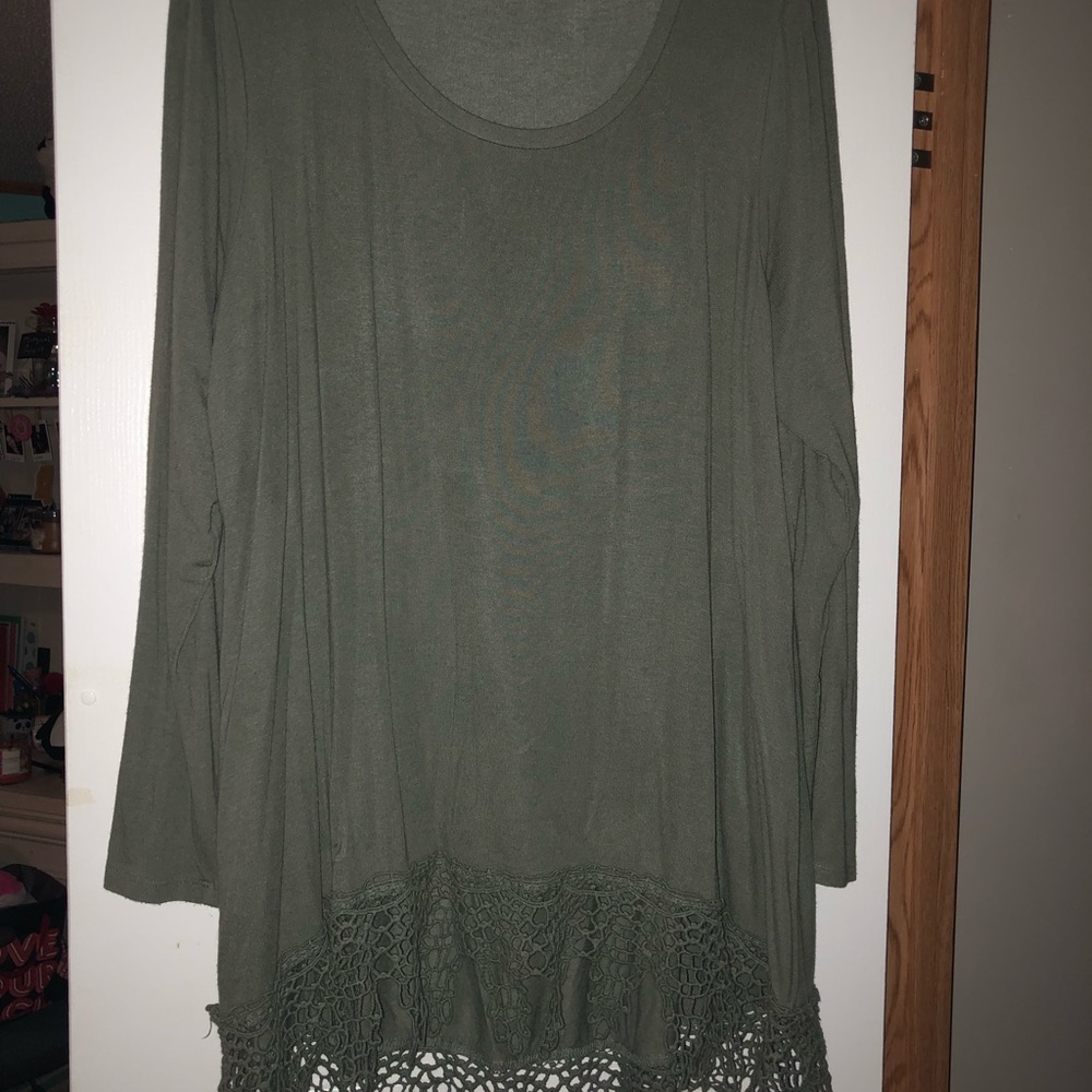 Rue 21 army green top